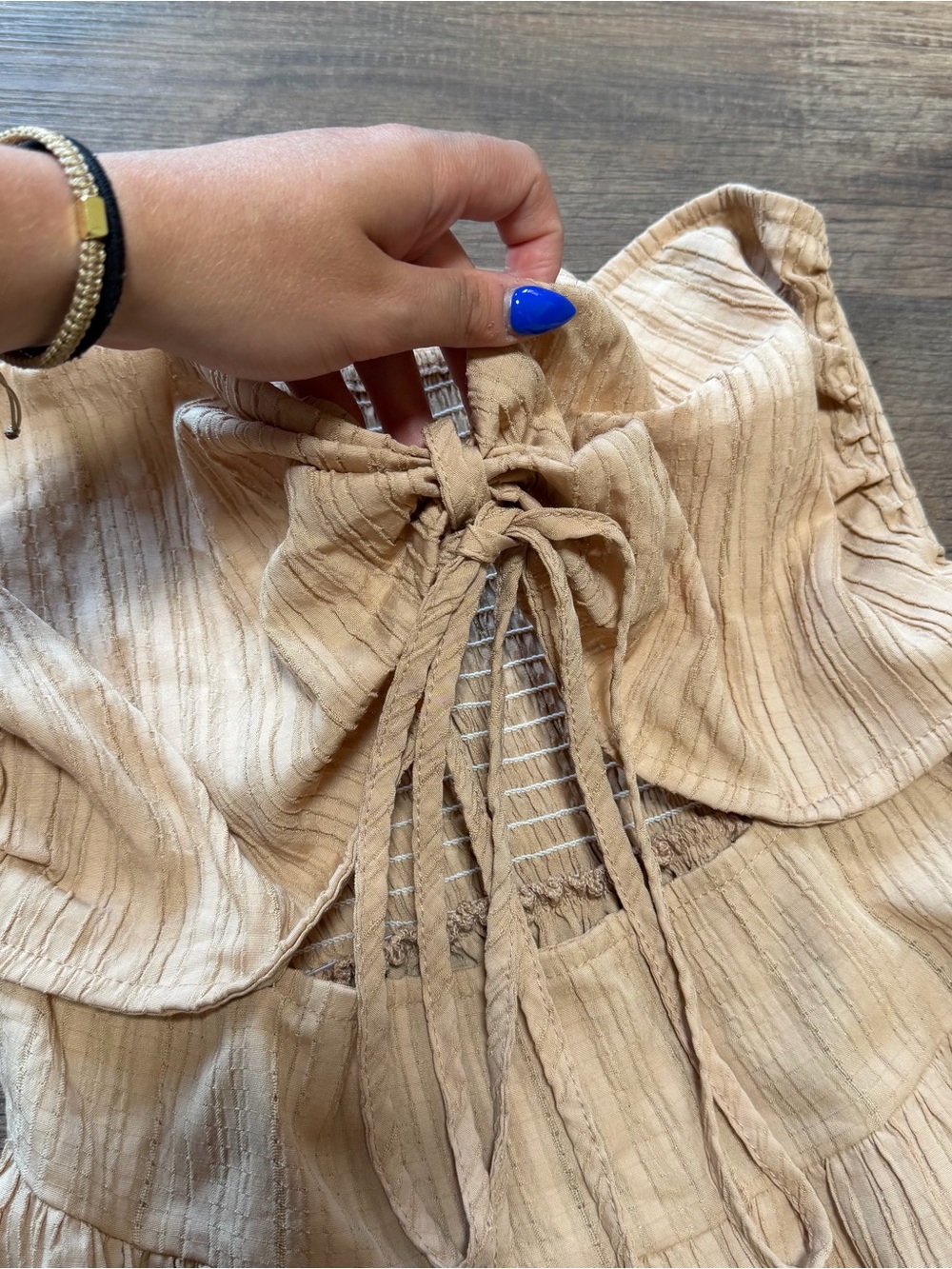 Tan Maxi Dress - Picture 9 of 10